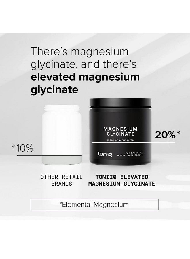 تونيق تونيك ٣٠٠٠ ملغ جليسينات المغنيسيوم فائقة القوة - منقى بنسبة ٢٠٪ ليحتوي على ٦٠٠ ملغ من المغنيسيوم العنصري - مكمل غذائي من المغنيسيوم المخلب والمتوفر بيولوجيًا - ٢٤٠ كبسولة نباتية - Image 4