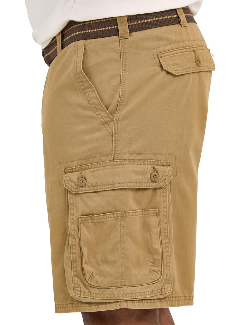 Lee mens Big & Tall Dungarees New Belted Wyoming Cargo Shorts, Bourbon, 54 US - Image 4