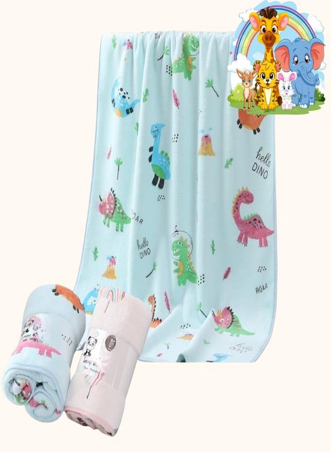 TEDDYIFY Baby Luxury Coral Fleece Bath Towel for Kids, Ultra Soft, Warm, and Absorbent. Baby Essentials Bath Towels, Cute Unisex Cover for Girls and Boys(3, Count | 0-12 Months) - Image 1