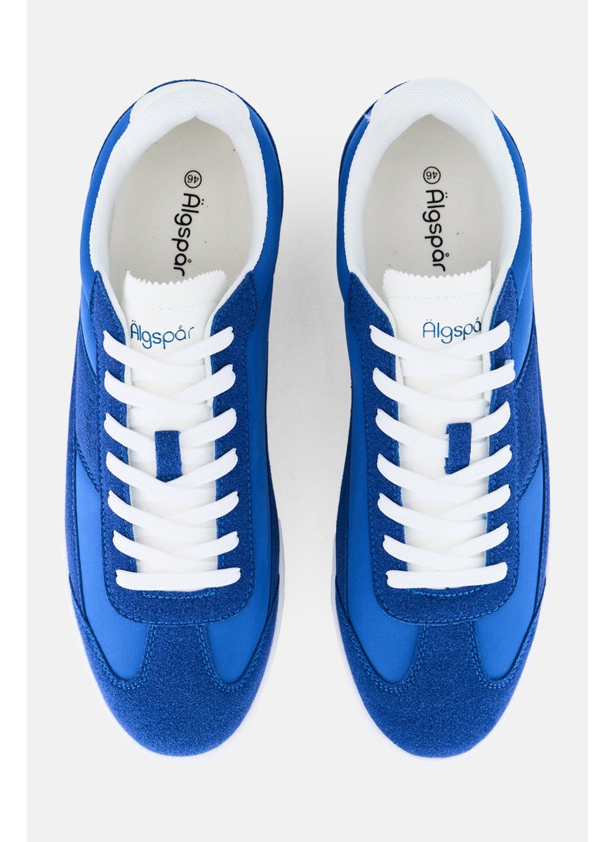 Algspar Men Lace Up Outdoor Shoes, Blue  - Image 2