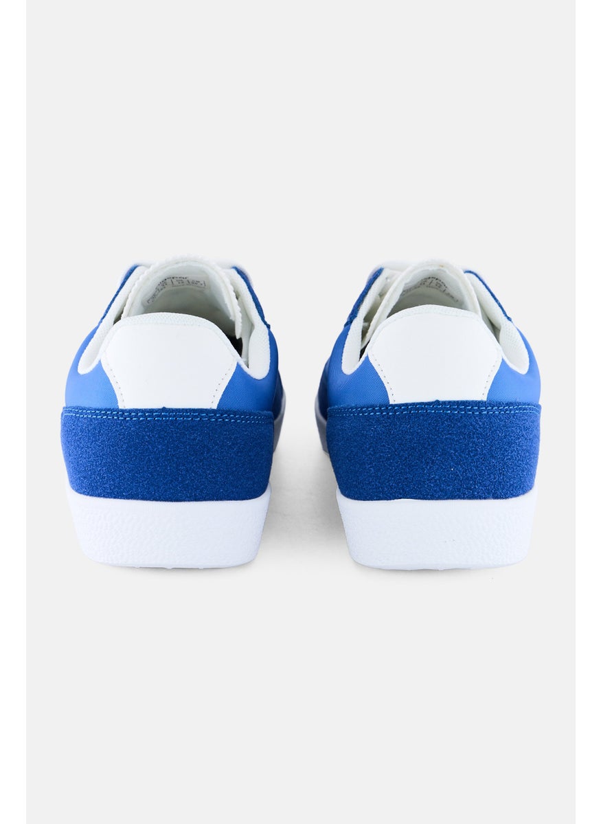Algspar Men Lace Up Outdoor Shoes, Blue  - Image 3