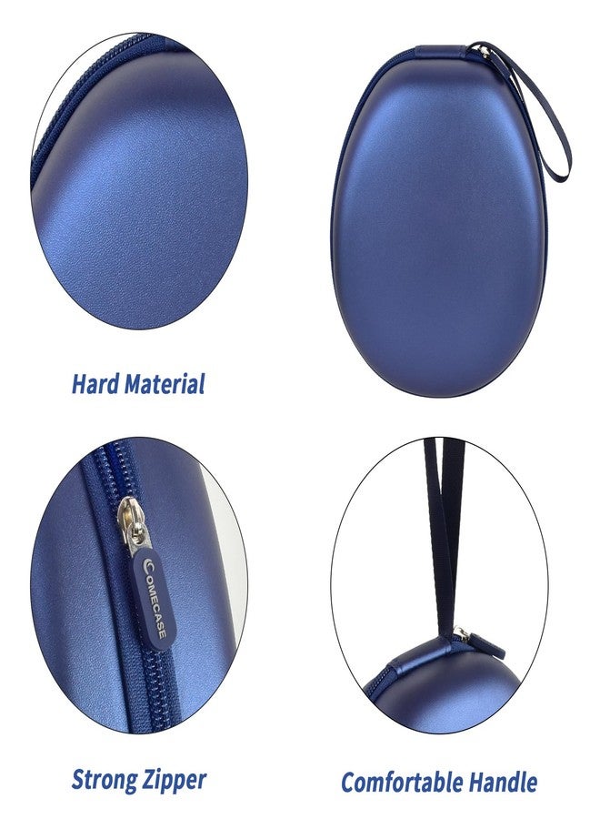 Comecase Universal Headphone Case Comepatible with JBL/for Beats/for Sony/for Bose Max Over Ear Headphone and More, Travel Carrying Box for Bluetooth Wireless Headset (Blue) - Image 4