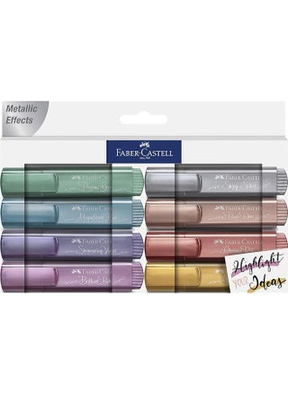 Metallic Highlighter Set Assortment Of 8 Subtle Glitter Highlighter Markers Note Taking And Journaling Supplies - pzsku/ZB2CD6D686A7781FAD5A4Z/45/_/1740916925/54bd60ea-3d08-407f-b93c-b5285236657f