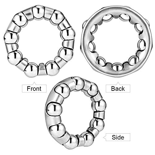 Jaceyon Bike Ball Crank Bearing Retainer 1/4" x 9 Balls 4 Pcs Bottom Bracket Bearings for Kids Schwin Bicycle, Crank Bearings Repair Accessories for Genesis Bike - Image 5