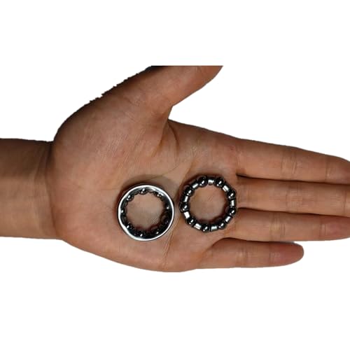 Jaceyon Bike Ball Crank Bearing Retainer 1/4" x 9 Balls 4 Pcs Bottom Bracket Bearings for Kids Schwin Bicycle, Crank Bearings Repair Accessories for Genesis Bike - Image 4