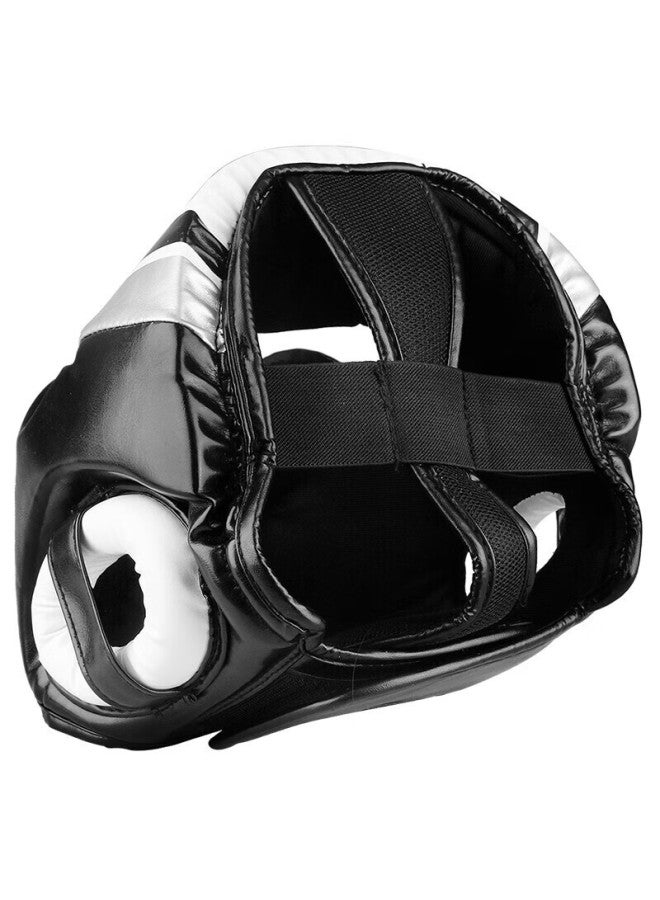 Competing pie Jingpai Boxing Head Guard, Professional Fighting And Sanda Protective Gear, For Adults And Children, Boxing Monkey Face Helmet, Full Protection Headgear - Image 5