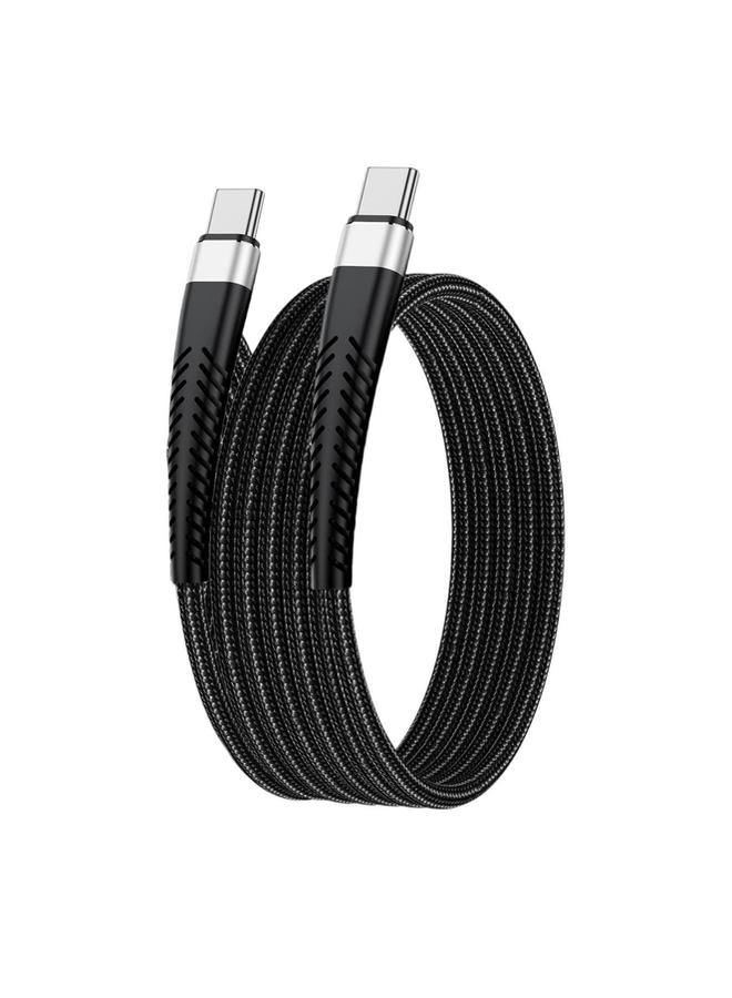 PROMASS 100W PD GaN Super Fast Wall Charger Compatible with iPhone, Galaxy, Honor, Huawei Series, QC 3.0 with 3 Ports (2 PD Ports - 1 USB A Port) Comes with USB C to USB C Cable Compatible with iPhone 16 Pro Max/15 Pro Max/Galaxy S24 Ultra/23 Ultra/Huawei/Honor/Xiaomi Series - Black - Image 3