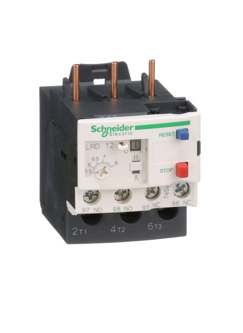Schneider Electric Schneider Electric Overload Relay - 1NO/1NC, 5.5-8 A F.L.C, 8 A Contact Rating, 3P - LRD12  - Image 3