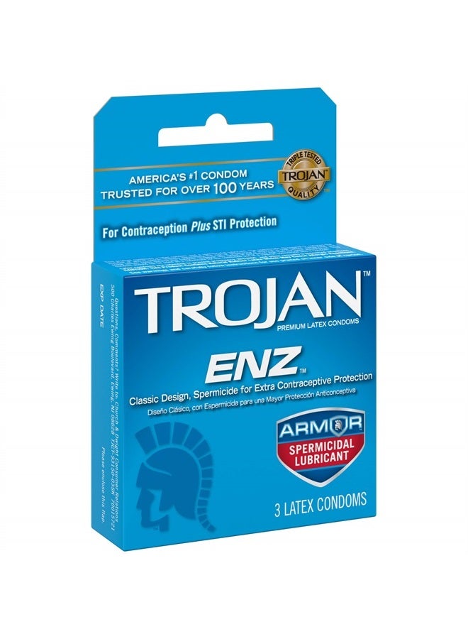 Trojan-ENZ Spermicide 3ct - Image 2