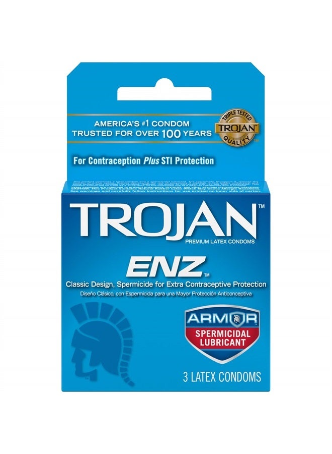 Trojan-ENZ Spermicide 3ct - Image 1