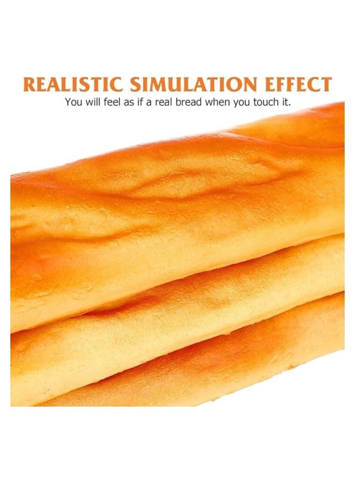 Real 3D Resin House Accessories Foods Freeze Magnets Sticker Refrigerator, Magnet Sticker Fake Bread Shapes, Slice Toast French Bread Fino, Batee and Patty Fridge Sticker Refrigerator (Croissant) - Image 3