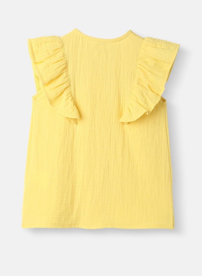 Nautinati Infant Girls Pure Cotton Top with Trousers| I Age 0-3 Years - Image 4