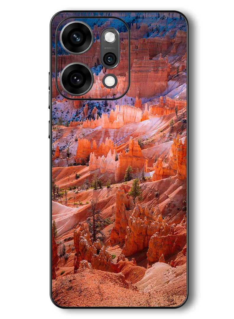 Theodor Case Compatible with Oppo Reno 14 Pro 6.83 Inch Protection Shockproof Bumper Cover rocks_mountains_landscape - Image 1