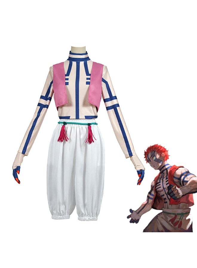 general Demon Slayer Akaza character Party Performance Costume Cosplay Suit Gift for Fans and friends - Image 1