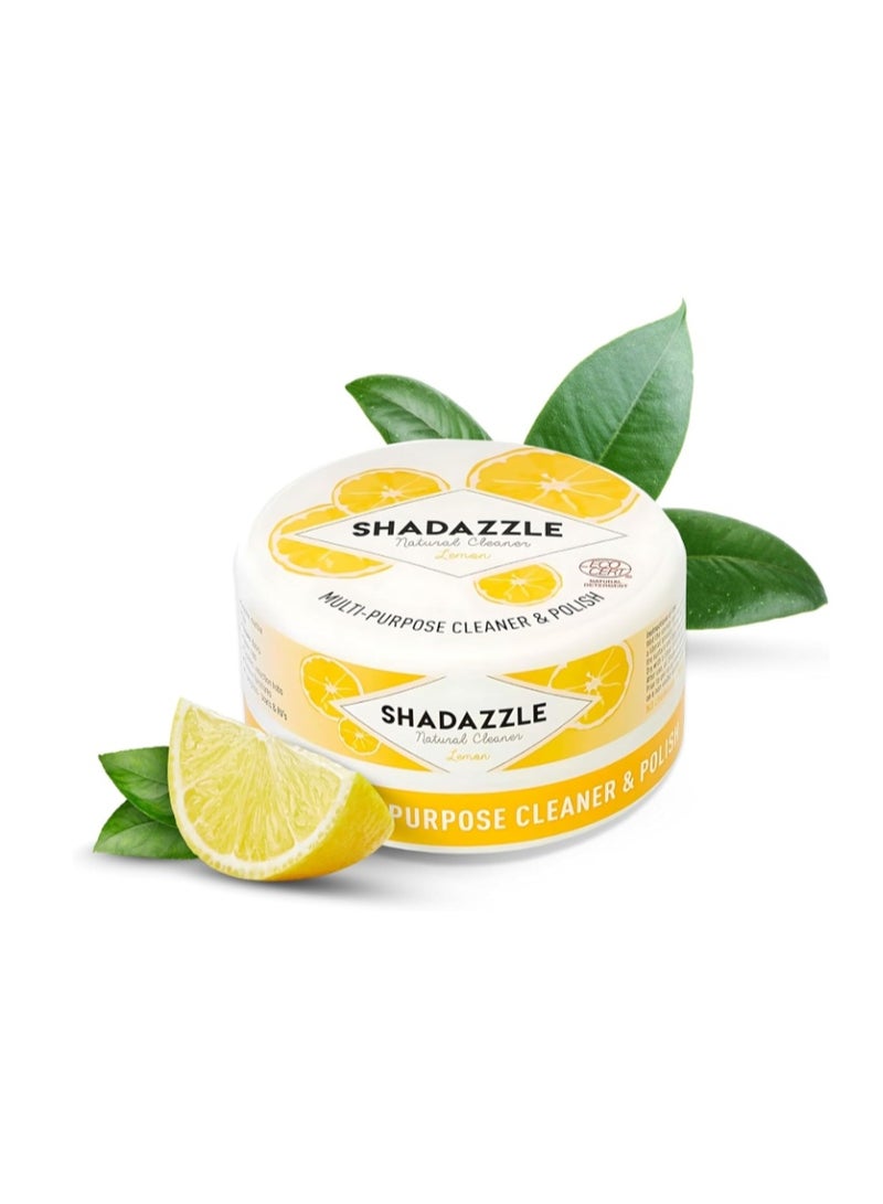 Shadazzle Natural Multi-Purpose Cleaner & Polish - Lemon - 300g (Eco-Friendly & Chemical Free) - Image 1