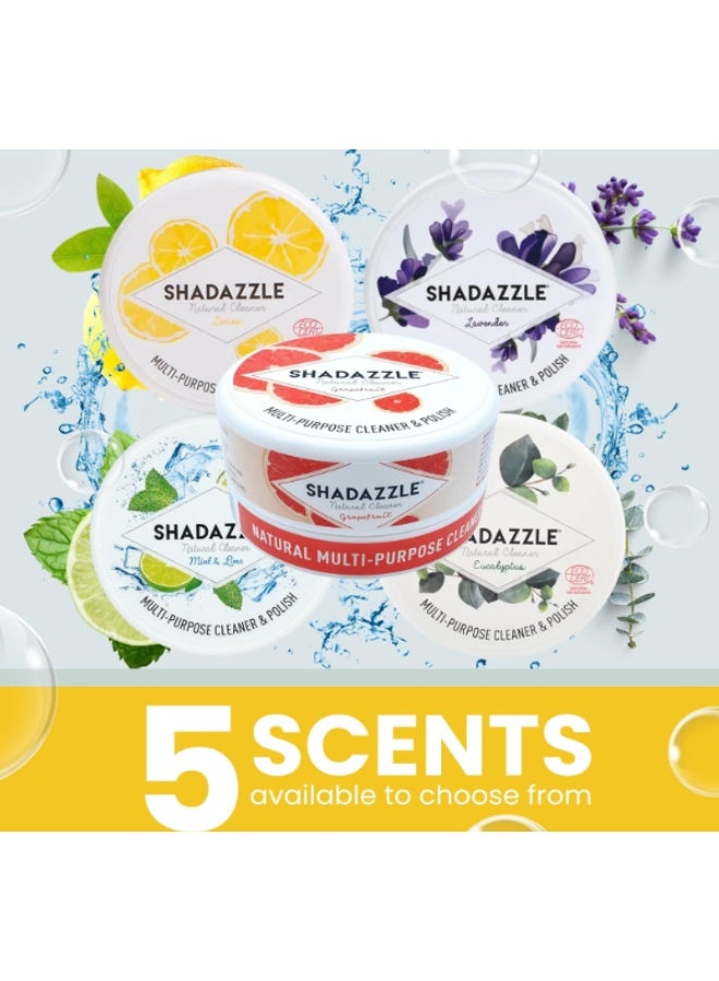 Shadazzle Natural Multi-Purpose Cleaner & Polish - Lemon - 300g (Eco-Friendly & Chemical Free) - Image 3