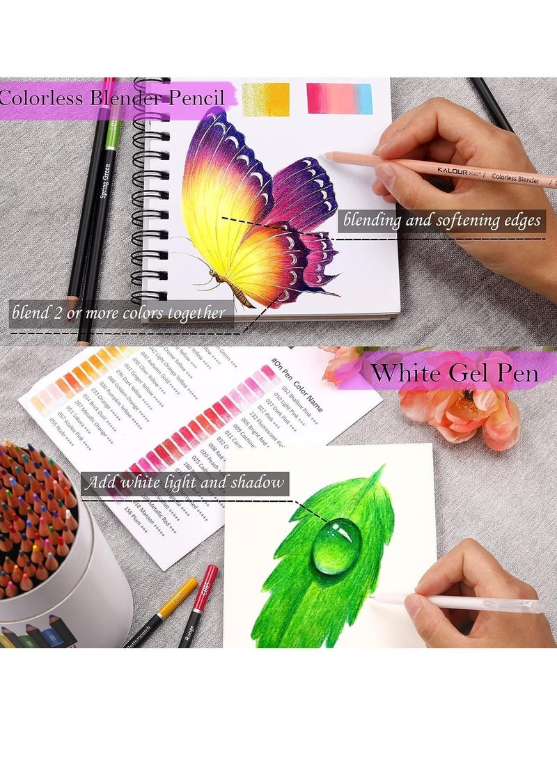Y&D Premium Colored Pencils Set of 120 Colors, Artists Soft Core with Vibrant Color Ideal for Drawing Sketching Shading Art Adults Beginners kids  - Image 3