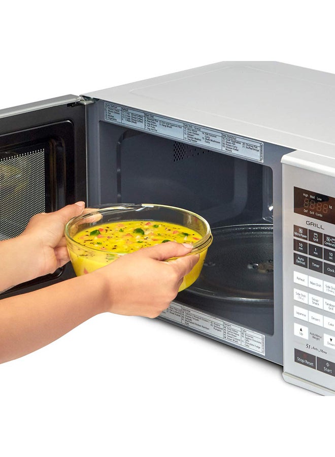 BOROSIL Round Dish With Green Lid 1.0 Lt Clear/Green - Image 5