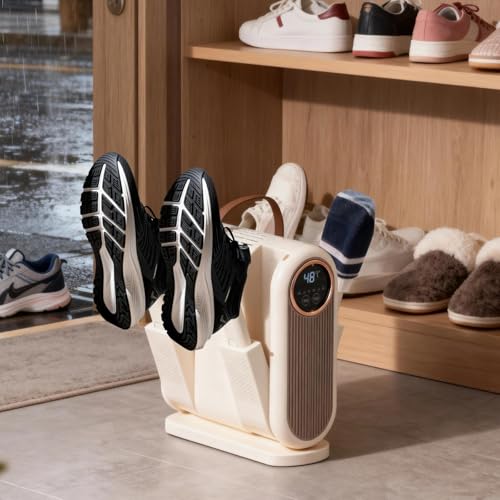 Kaaeiccr Boot and Shoe Dryer - Portable Handheld Dryer for Sneakers, Gloves and Socks, Fast Drying, Adjustable Timer, Energy Saving, Can Add Rose Salt to Help Reduce Odor - Image 4