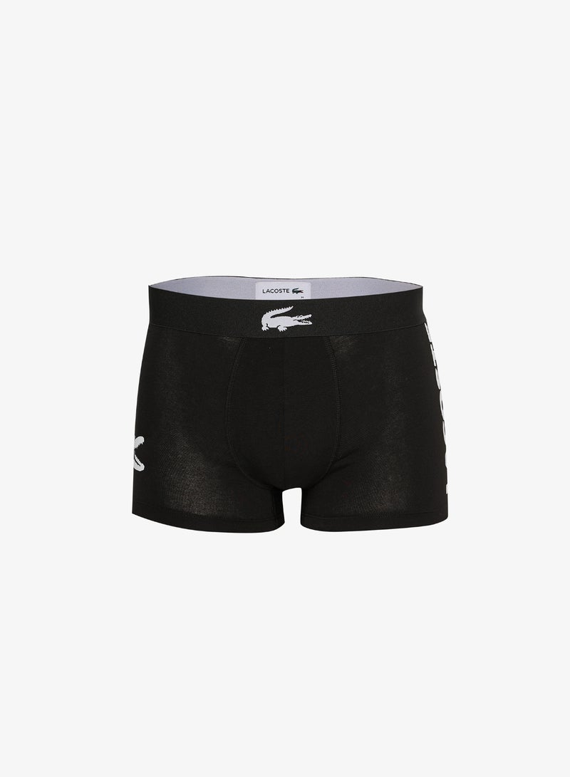 لاكوست ثلاث قطع سراويل داخلية قطنية مطبوعة قابلة للتمدد - Image 4