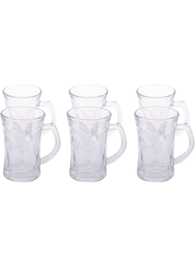 AKDC Celebrity Glass Tumbler 6Pcs Transparent - Image 1