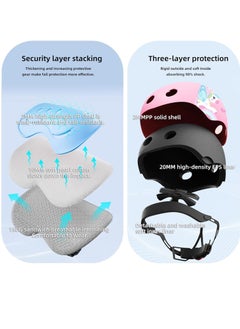 GUDOO Kids Protective Gear Set Toddler Helmet for Ages 2 to 8 Boys Girls with Sports Protective Gear Set Knee Elbow Wrist Pads for Skateboard Cycling Scooter Rollerblading  - Image 4