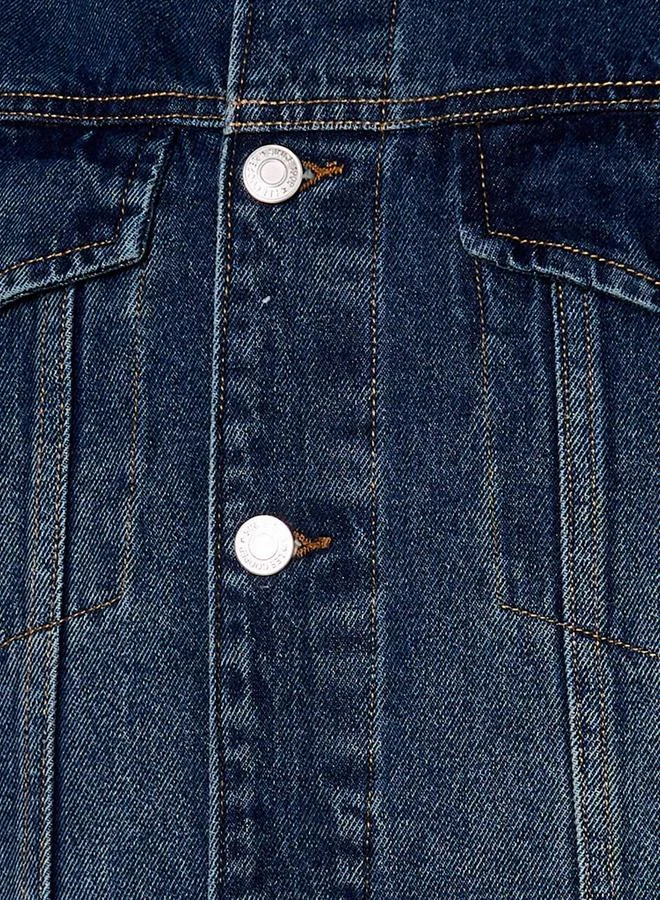 لي كوبر Lee Cooper Men Flap Pocket Trucker Jacket