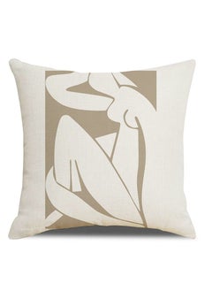 Y&D Nordic abstract pattern linen material pillowcase pillow cover 45*45cm 