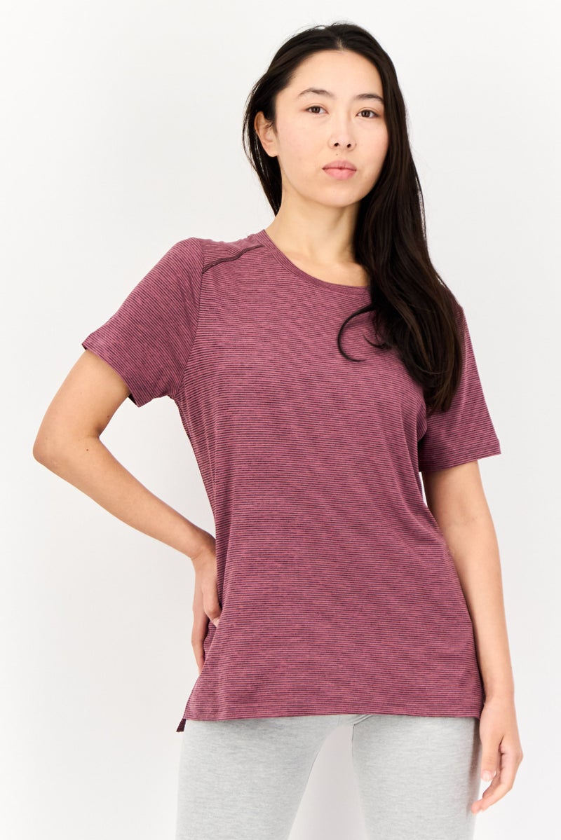 SKECHERS Women Sportswear Fit  Short Sleeve Outdoor T-Shirt, Multicolor - Image 1