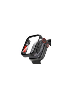 Generic ELMO3EZZ for Apple Watch 45mm Screen Protector Case, [ Looks Like Ultra Protector Case ] Tempered Glass Unique Design Case Cover for iWatch Series 7/8/9 Series SE 2 45mm (Black for iWatch 45mm)  - Image 1
