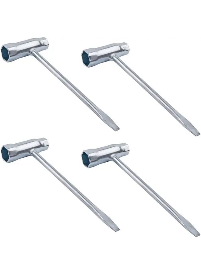 Chainsaw T Wrench Set 4pcs Spark Plug Wrench 13mm x 19mm For Mower Brush Cutter - Image 1