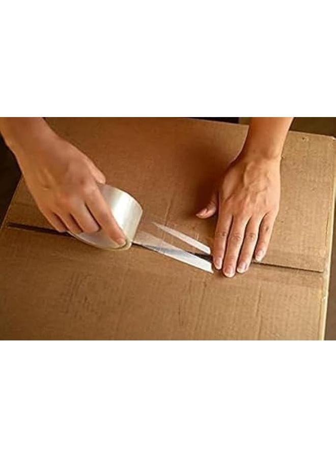 Generic Clear Packaging Tape 2 Inch X 100 Yards Heavy Duty Strong Packing Tape For Sealing Parcel Boxes Moving Boxes Houses Large Mailing Bags Office Supplies 6 Rolls  - Image 2