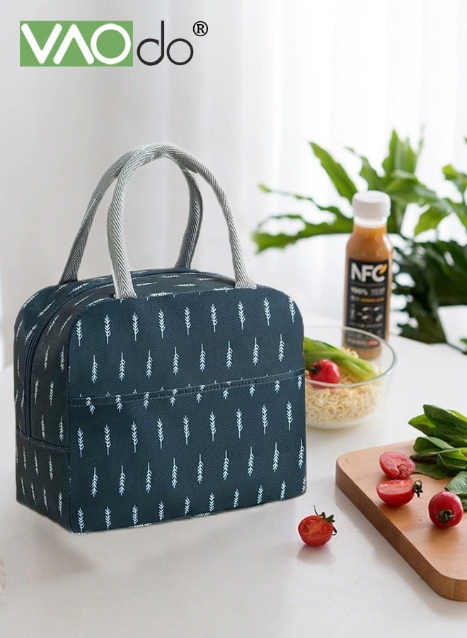 VAOdo Lunch Box Bag Insulation and Cold Insulation Portable Thickened Tote Bag Bento Box Bag for Children and Adults, 23*13*20CM - Image 1
