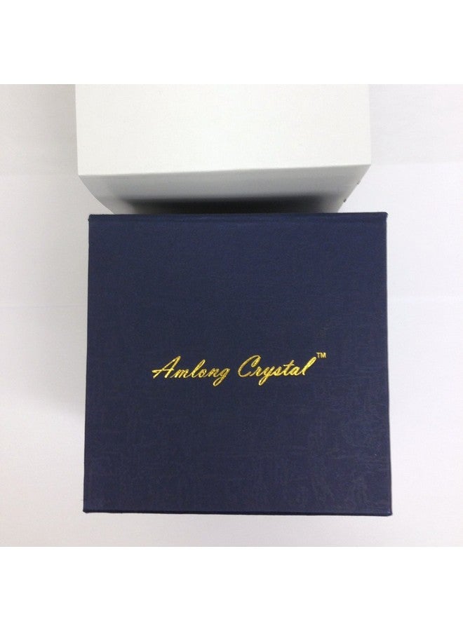 أملونج كريستال هرم كريستال شفاف من أملونج مقاس 4 بوصات مع صندوق هدايا - Image 3