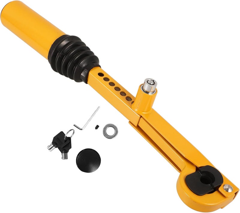 Adjustable Steel Car with Handbrake Anti-Theft Security Device for Vehicle Protection - Image 1