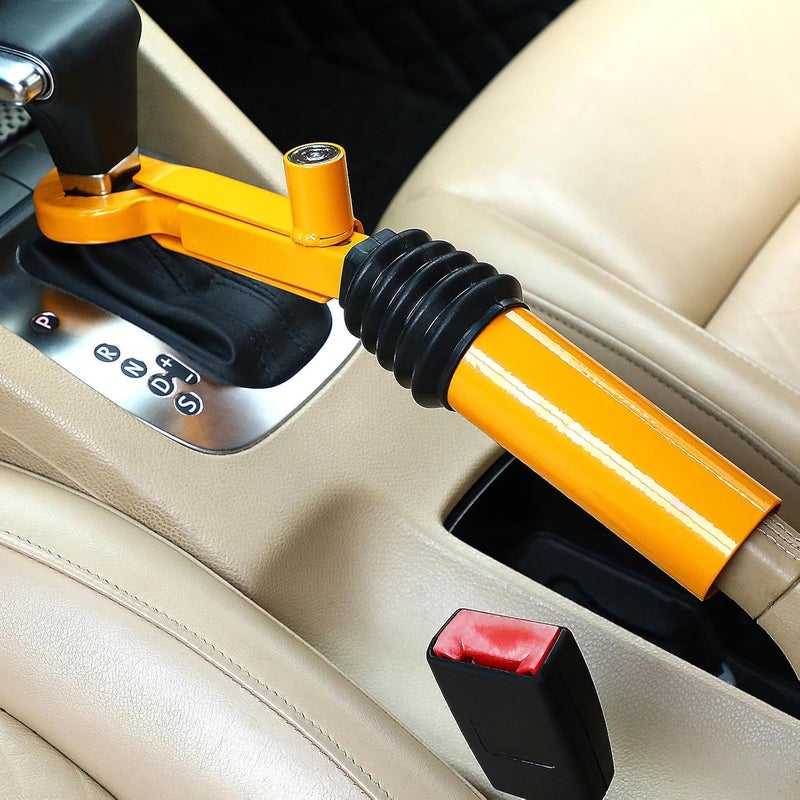 Adjustable Steel Car with Handbrake Anti-Theft Security Device for Vehicle Protection - Image 5