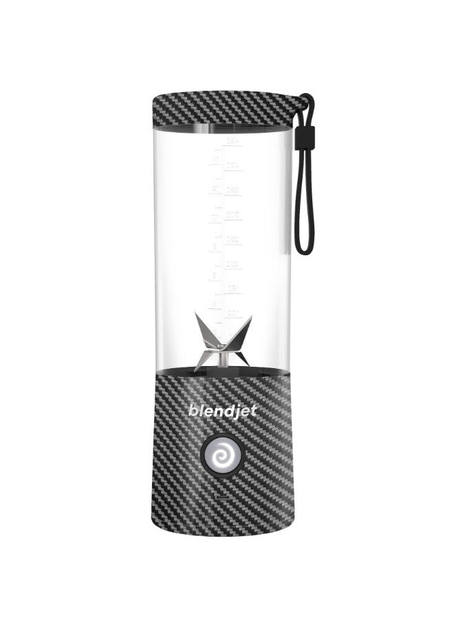 blendjet - V2 Portable Blender Smoothie Maker, Personal Blender, Fruit Blender, Leak Proof Juicer, BPA-Free 475ml 200W Sports Bottle, USB-C Rechargeable, Ice Crusher with Stainless Steel Blades - Carbon Fiber - Image 1