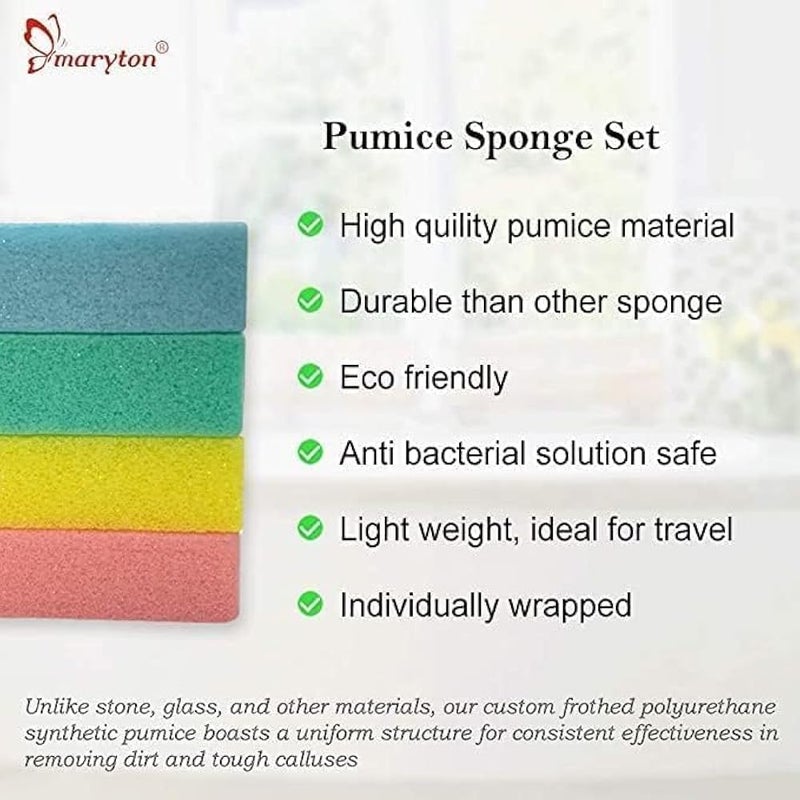Sponge for Feet, Ultimate Pedicure Stone Callus Remover & Foot Scrubber-1 piece - Image 5
