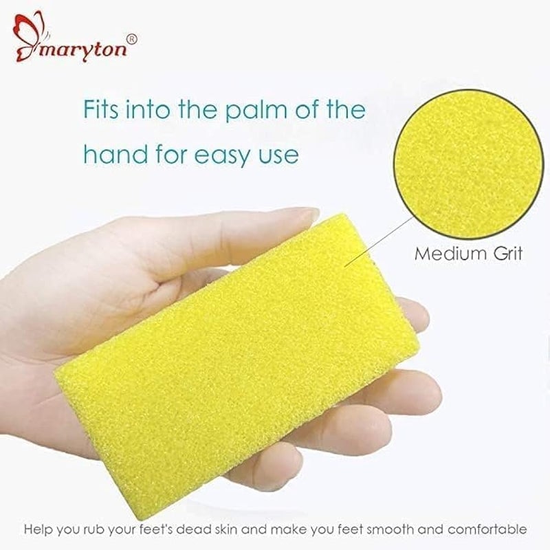 Sponge for Feet, Ultimate Pedicure Stone Callus Remover & Foot Scrubber-1 piece - Image 3
