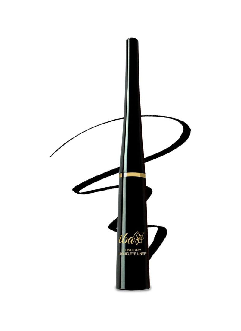 Iba Iba Long Stay Liquid Eyeliner Jet black 6.5ml  - Image 1