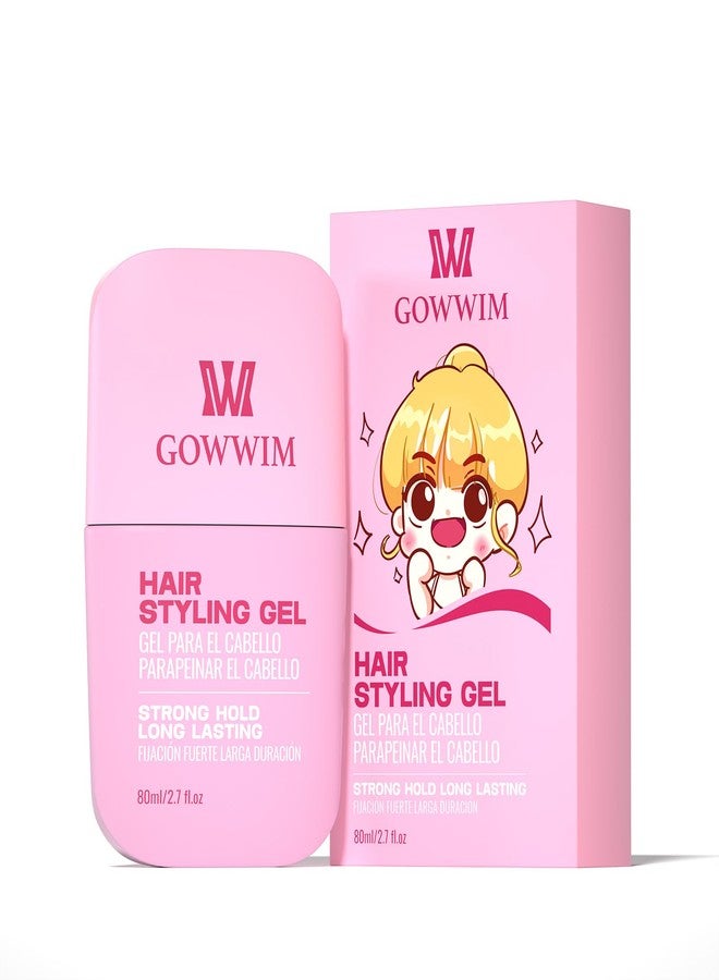 gowwim Kids Hair Gel - Strong Hold Flyaway Frizz Tamer Gel for Boys and Girls, 2-in-1 Hair Finishing Stick with Built-In Comb - 2.7 fl.oz - Image 1