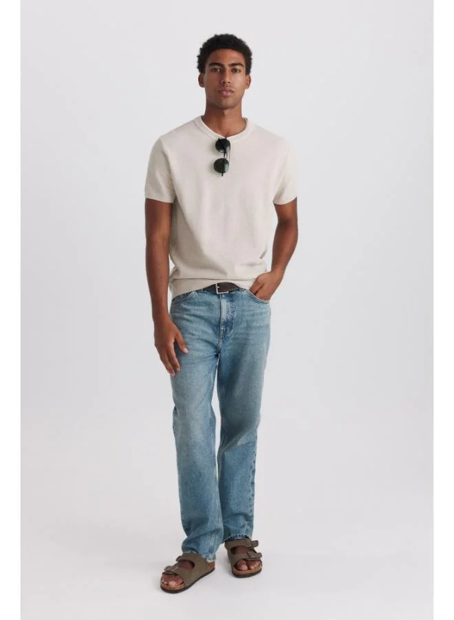 Springfield Knit structure T-shirt