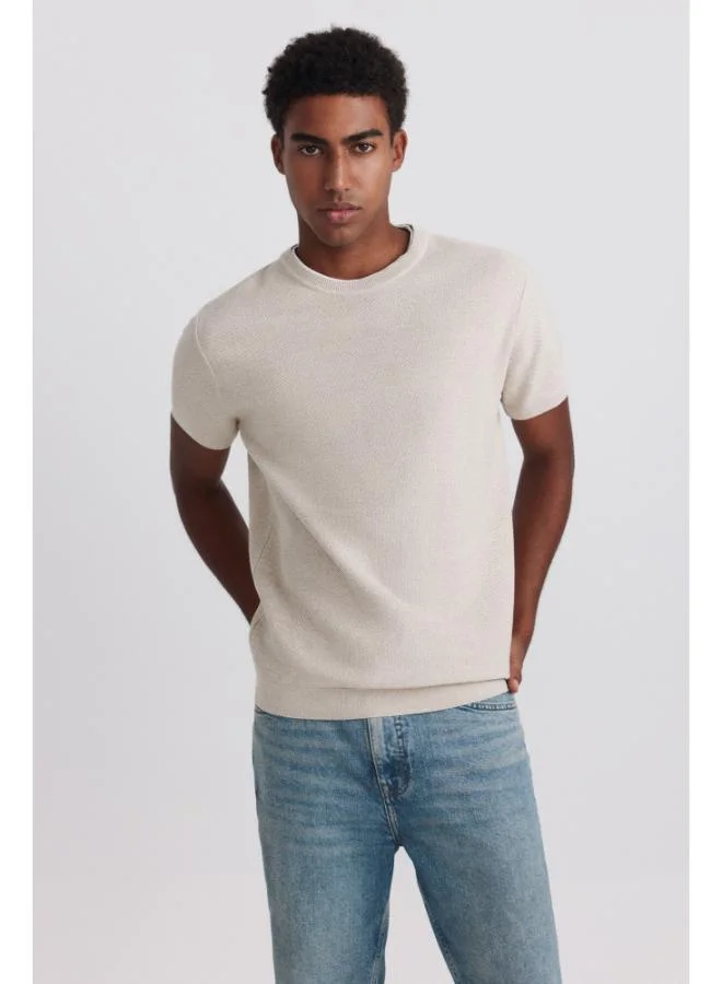 Springfield Knit structure T-shirt