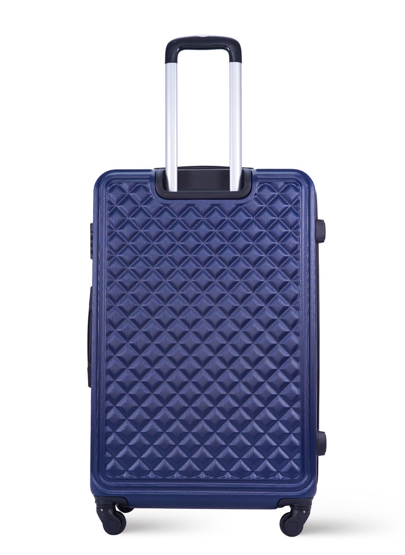 PARAJOHN - Retro ABS Hardside Spinner Luggage Trolley Set Navy - Image 1