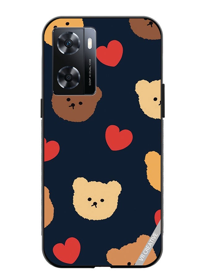 VR CREATIVE Protective Case Cover For OnePlus Nord N20 SE Teddy Face Design Multicolour - Image 1