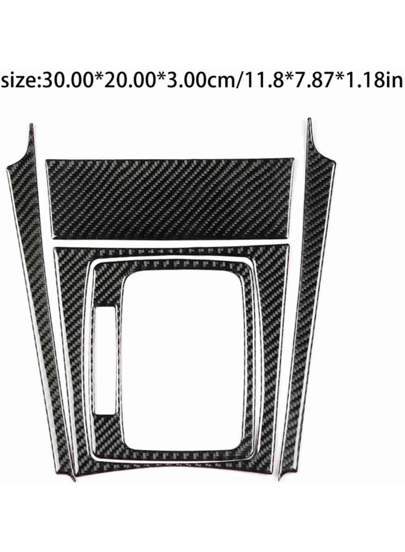 Suuonee Gear Panel Cover for W204 C Class 2007-2013 Left Hand Drive Carbon Fiber Trim Direct Fit Upgrade - Image 4