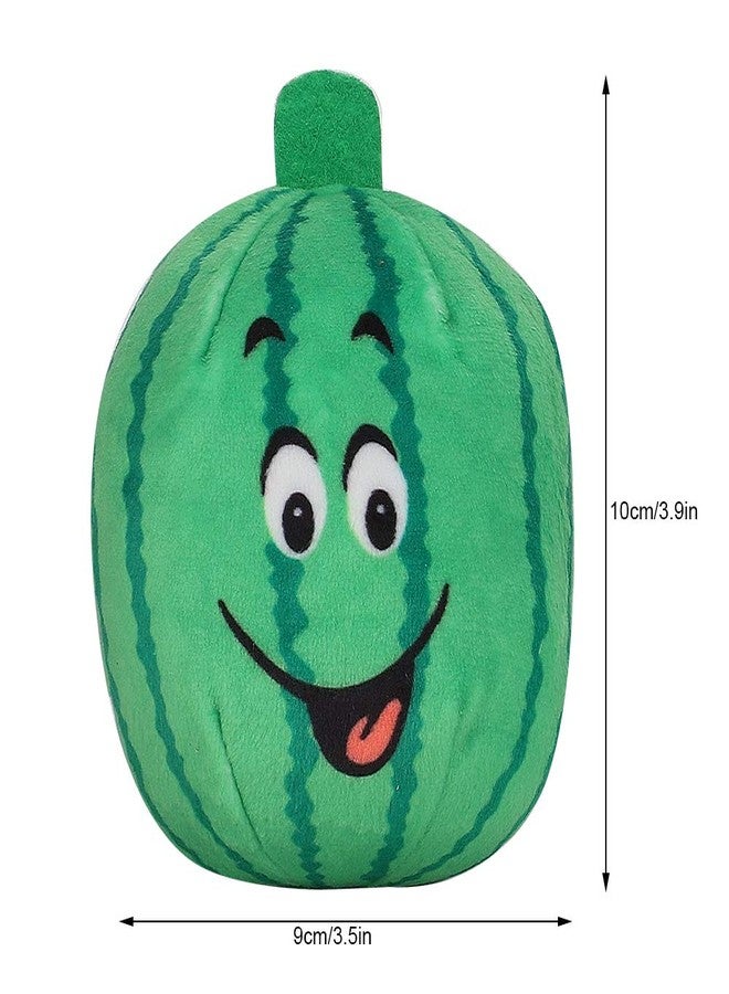 Naroote Dog Toys for Aggressive Chewers, Dog Toys for Small Dogs Dog Squeaky Toys Interactive Stuffed Relieve Boredom Pet Supplies 4Pcs Watermelon Toy Pet Plush Toy for Small Large Dogs, - Image 5