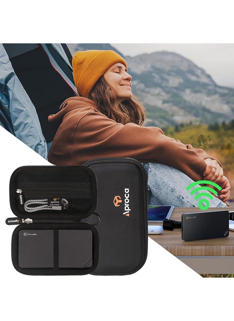 Aproca Aproca Portable Hard Storage case for GlocalMe U3 4G LTE Mobile Hotspot Device  - Image 4