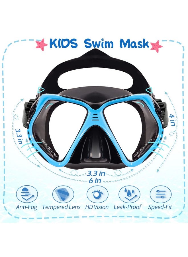 EverSport Kids Swim Goggles With Nose Cover Swimming Goggles For Kids 6 14 Youth Diving Mask For Child Boys Girls - Image 3