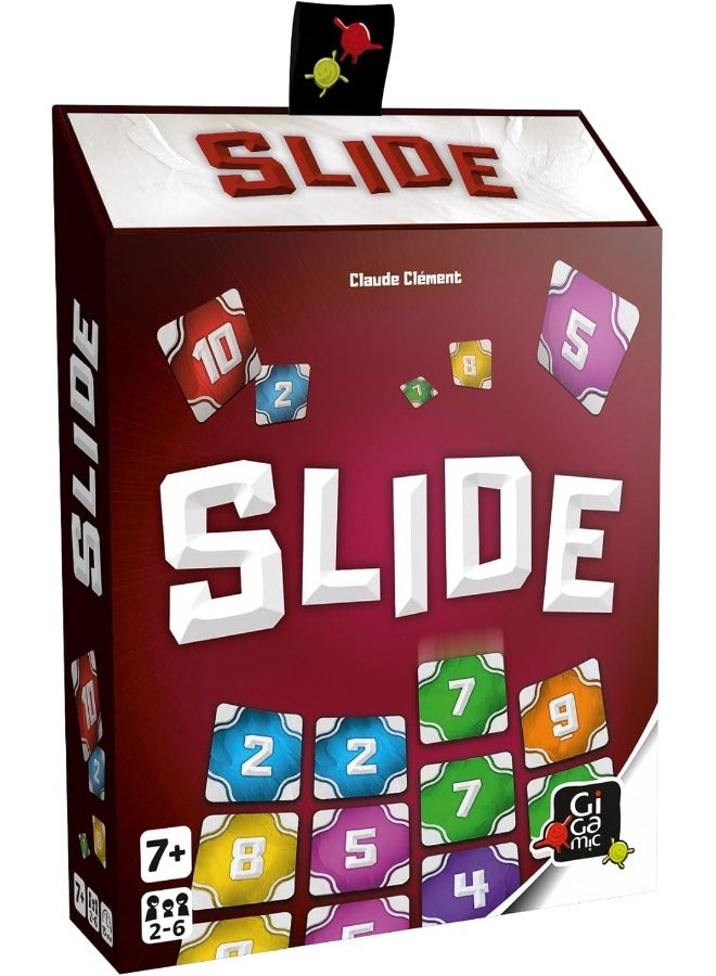 Gigamic Slide | Lowest Score Wins Card Game | Ages 7+ | 2 to 6 Players | 15 Minutes - Image 1
